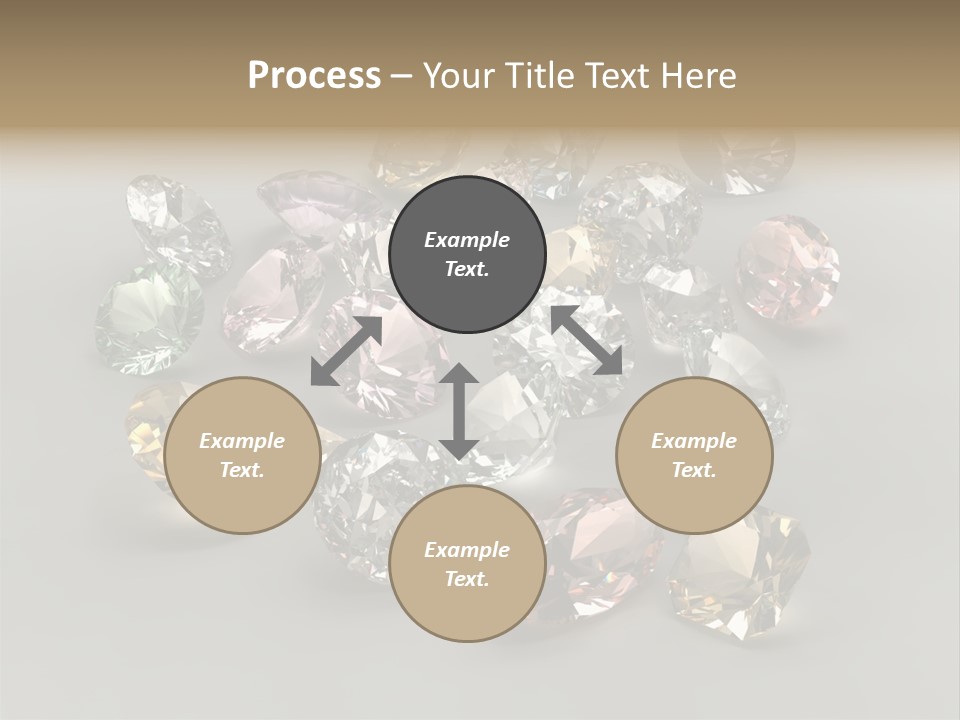 Stone Rendering Jewelry PowerPoint Template