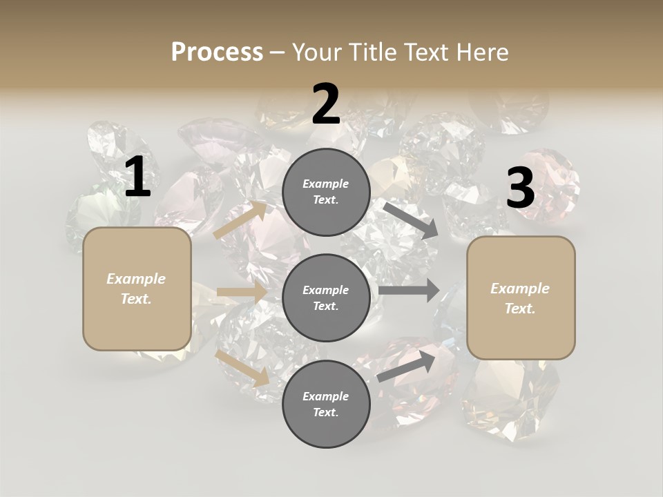 Stone Rendering Jewelry PowerPoint Template