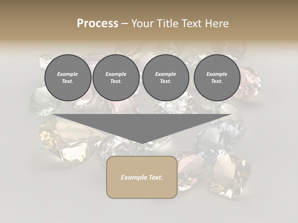 Stone Rendering Jewelry PowerPoint Template