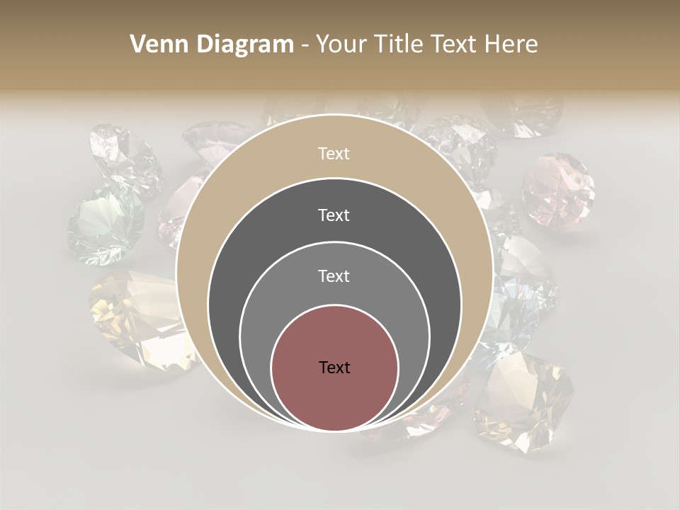 Stone Rendering Jewelry PowerPoint Template