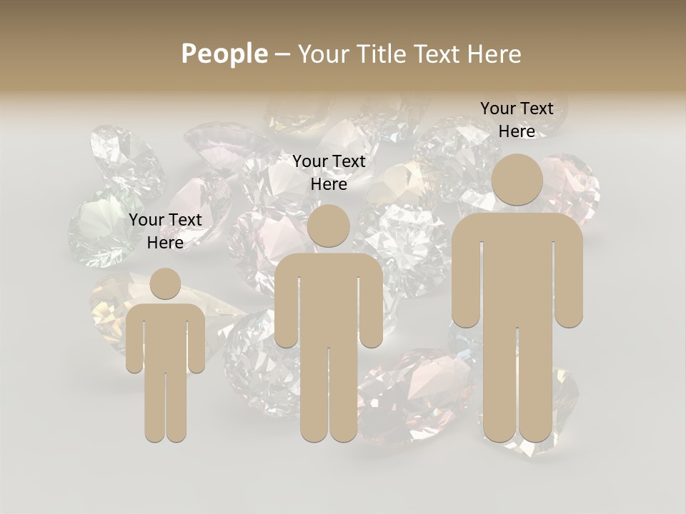 Stone Rendering Jewelry PowerPoint Template