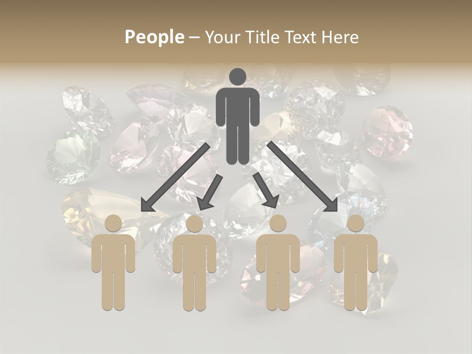 Stone Rendering Jewelry PowerPoint Template