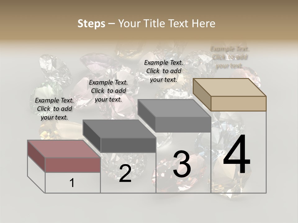 Stone Rendering Jewelry PowerPoint Template