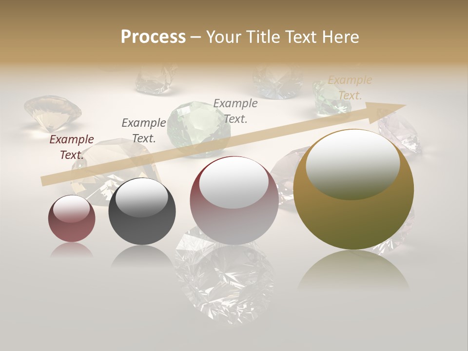 Gemstone Glowing Yellow PowerPoint Template