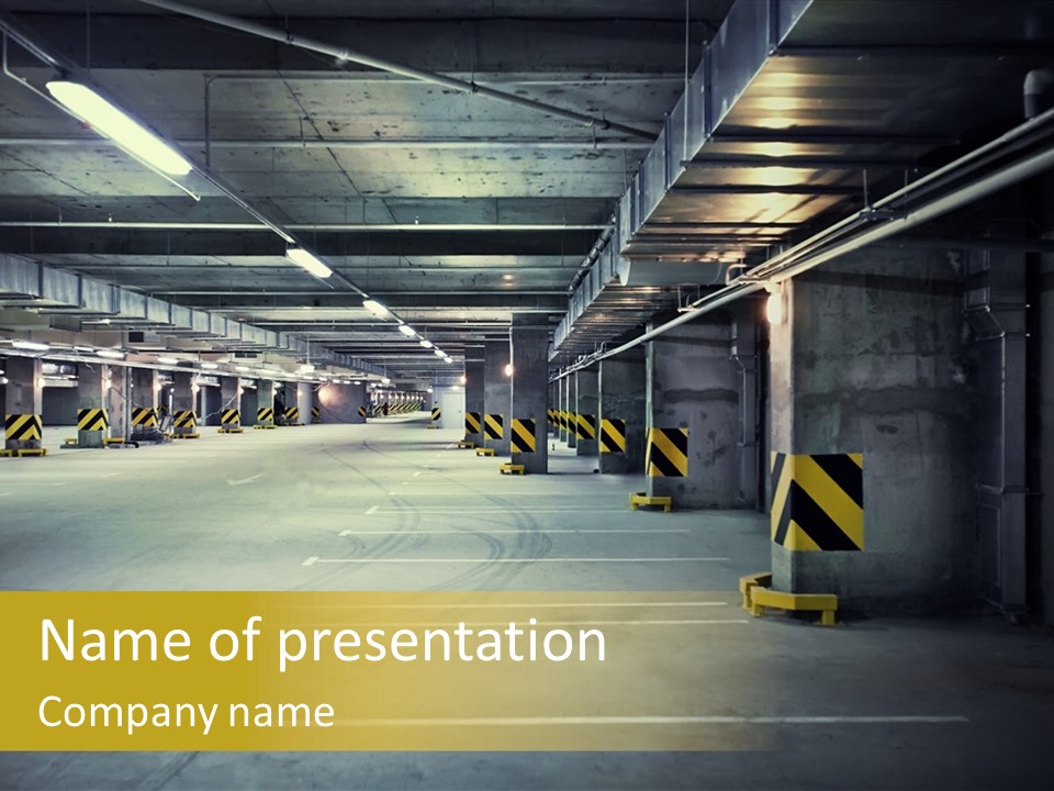 Transportation Equipment Pipe PowerPoint Template