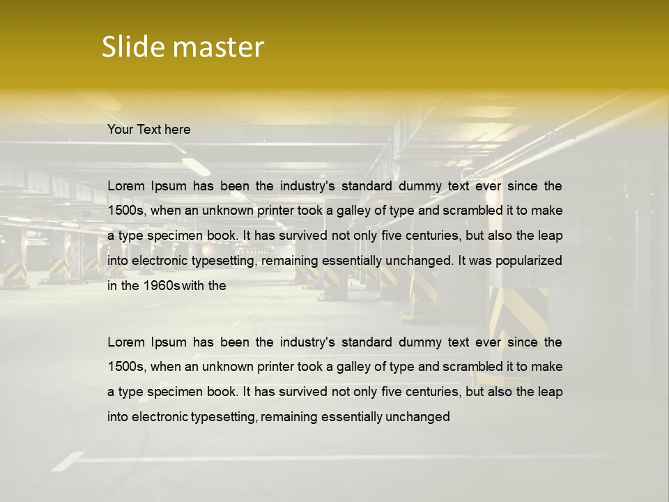 Transportation Equipment Pipe PowerPoint Template