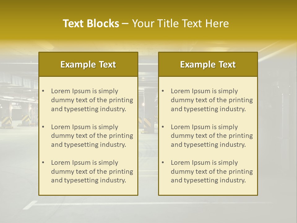 Transportation Equipment Pipe PowerPoint Template