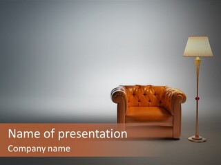 Armchair Floor Chester PowerPoint Template