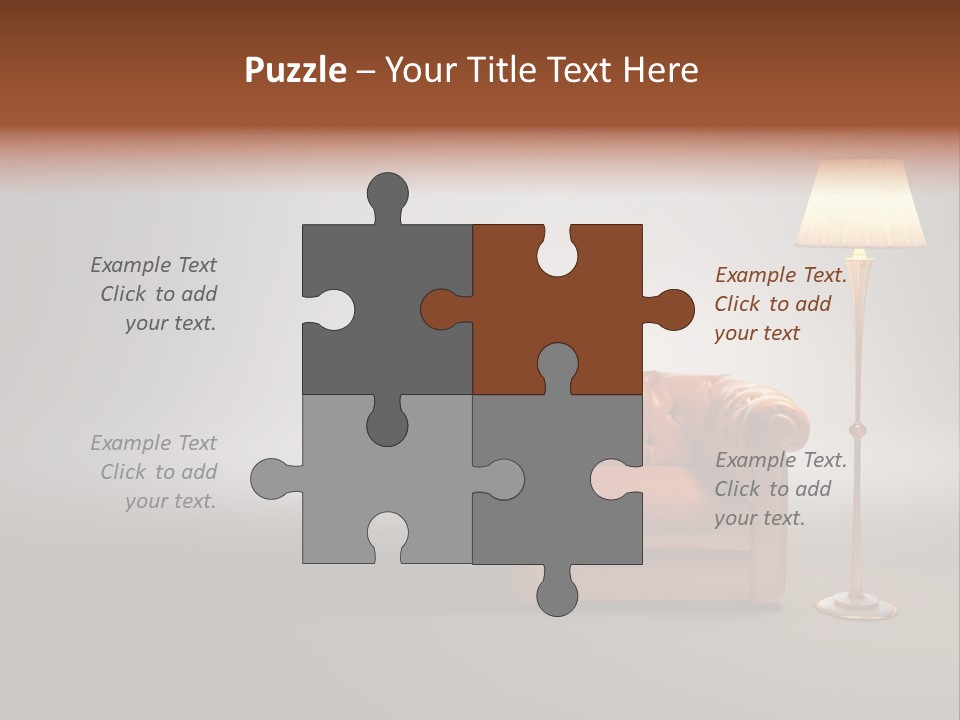 Armchair Floor Chester PowerPoint Template