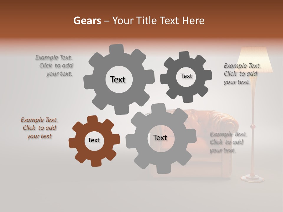 Armchair Floor Chester PowerPoint Template