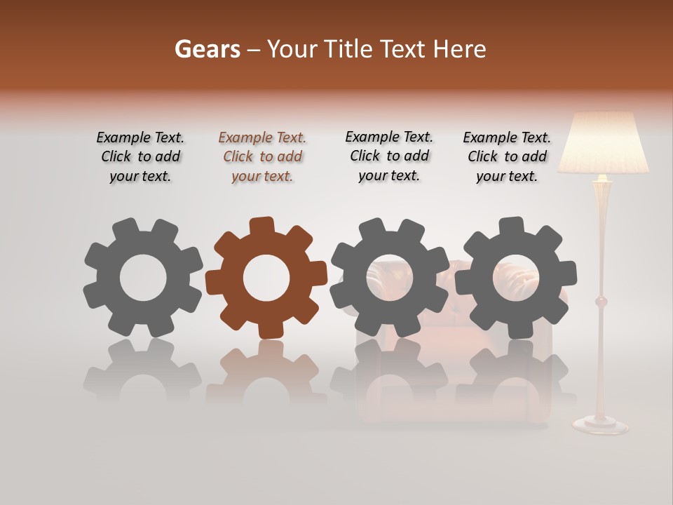 Armchair Floor Chester PowerPoint Template