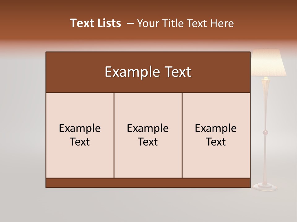 Armchair Floor Chester PowerPoint Template
