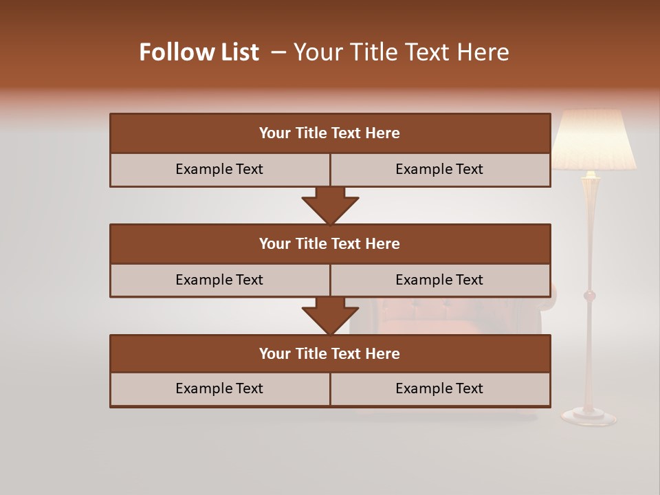 Armchair Floor Chester PowerPoint Template
