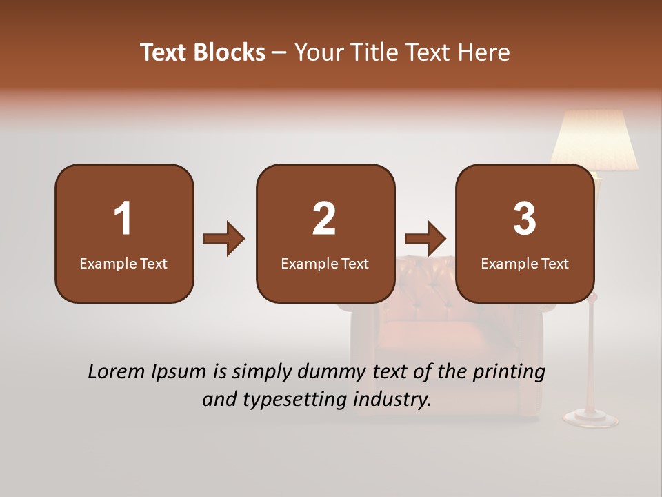 Armchair Floor Chester PowerPoint Template