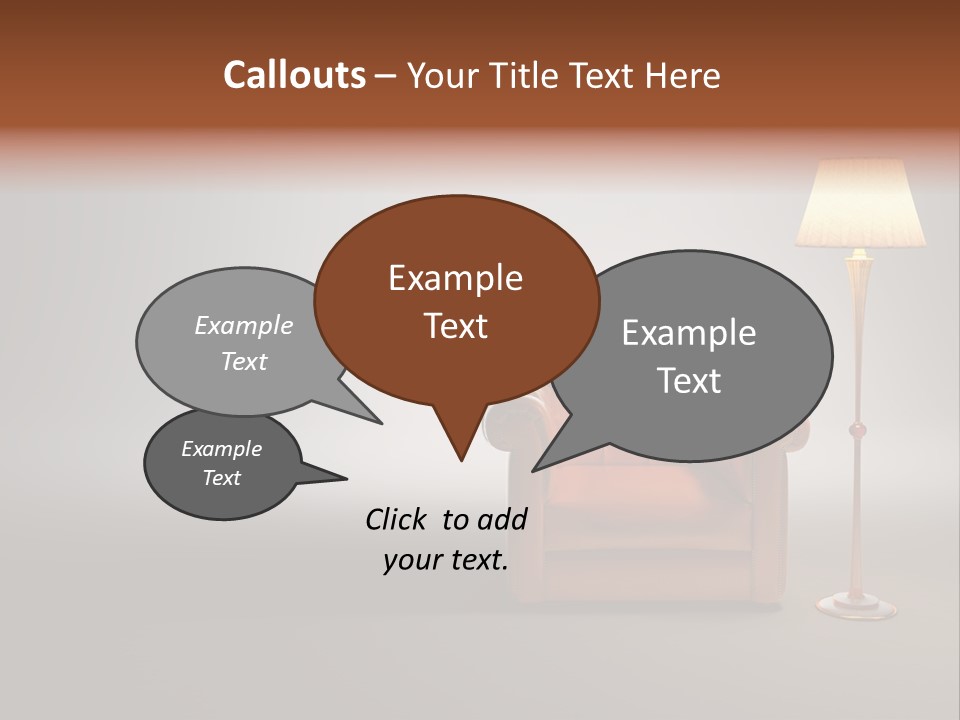 Armchair Floor Chester PowerPoint Template