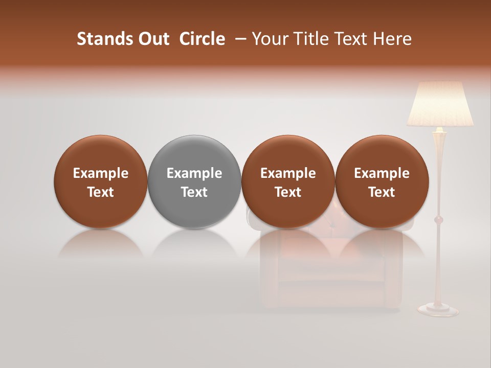 Armchair Floor Chester PowerPoint Template