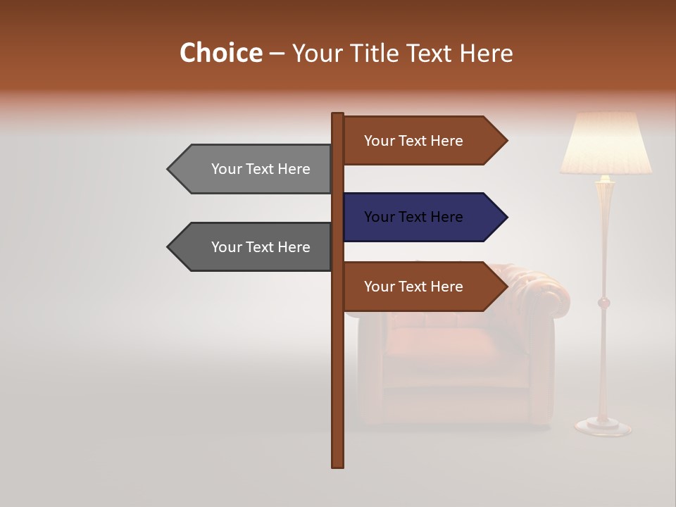 Armchair Floor Chester PowerPoint Template