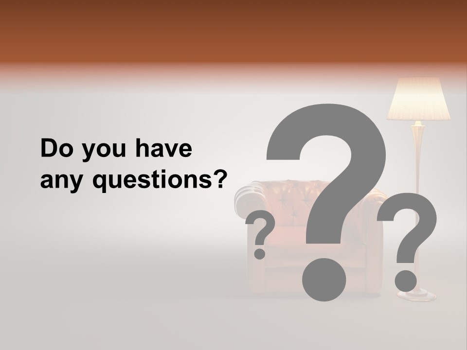 Armchair Floor Chester PowerPoint Template