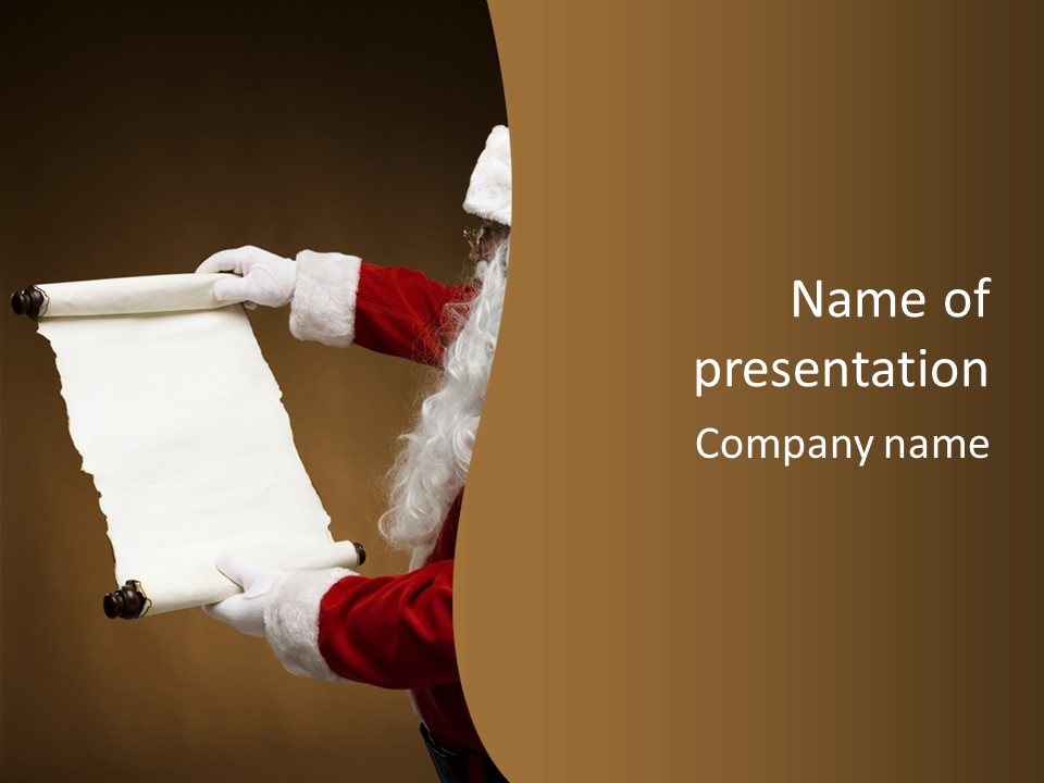 Figure Corporate Chair PowerPoint Template