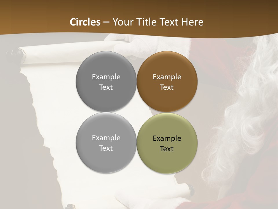 Figure Corporate Chair PowerPoint Template