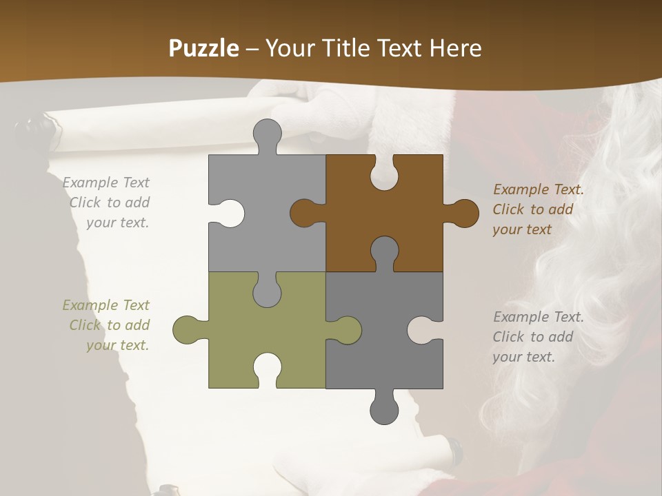 Figure Corporate Chair PowerPoint Template