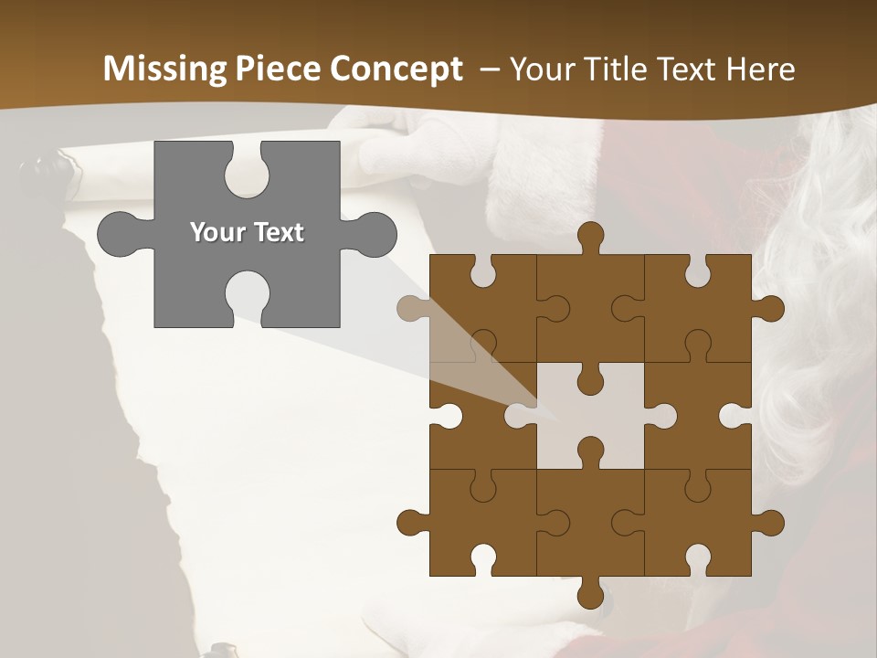 Figure Corporate Chair PowerPoint Template