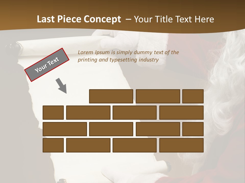 Figure Corporate Chair PowerPoint Template