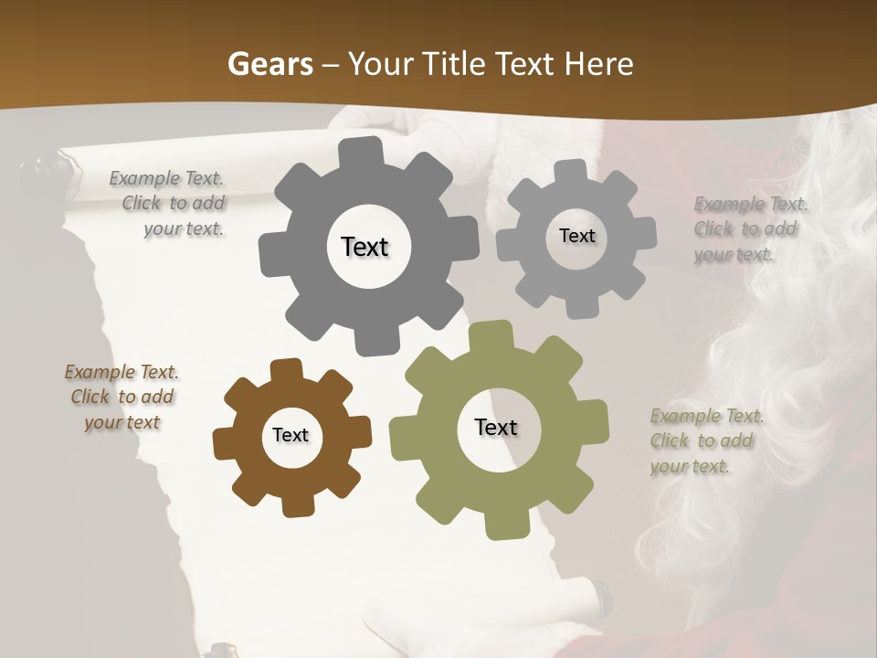Figure Corporate Chair PowerPoint Template
