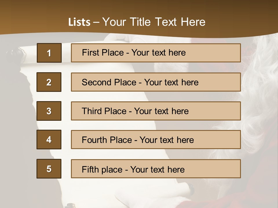 Figure Corporate Chair PowerPoint Template