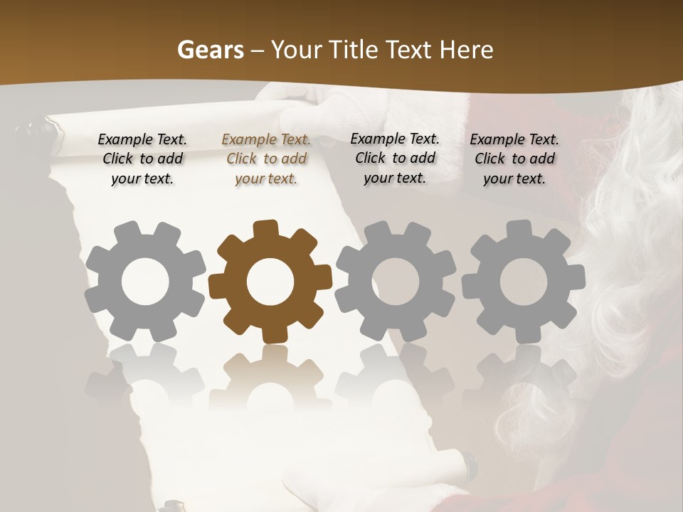 Figure Corporate Chair PowerPoint Template