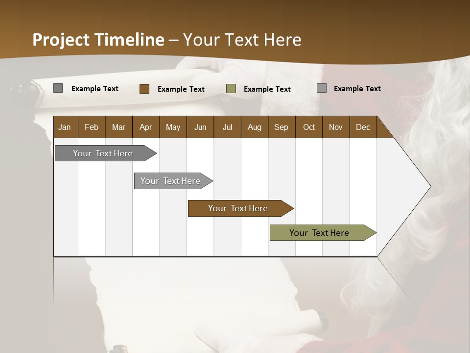 Figure Corporate Chair PowerPoint Template