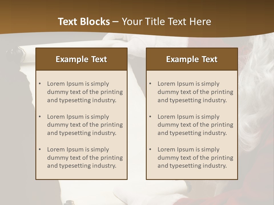 Figure Corporate Chair PowerPoint Template