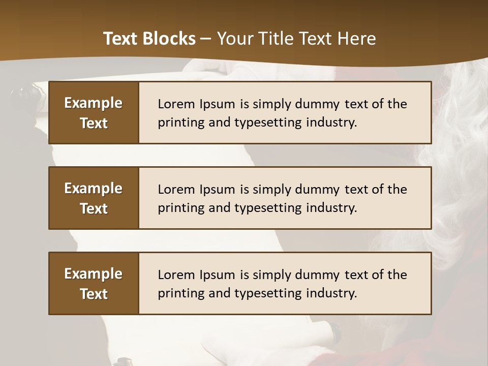 Figure Corporate Chair PowerPoint Template
