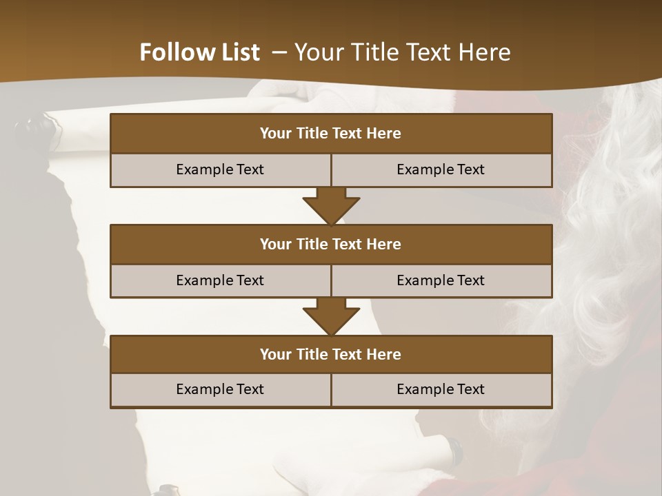 Figure Corporate Chair PowerPoint Template