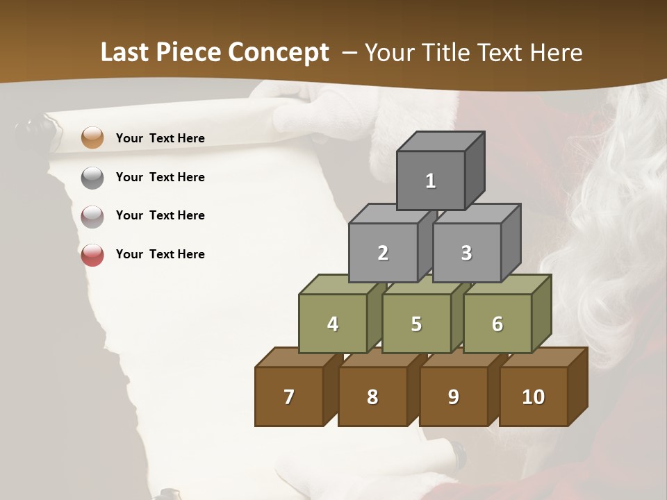 Figure Corporate Chair PowerPoint Template