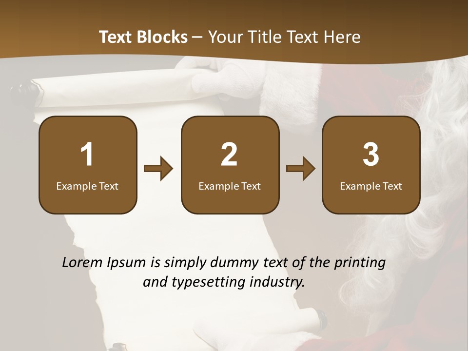Figure Corporate Chair PowerPoint Template
