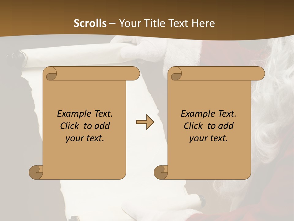 Figure Corporate Chair PowerPoint Template
