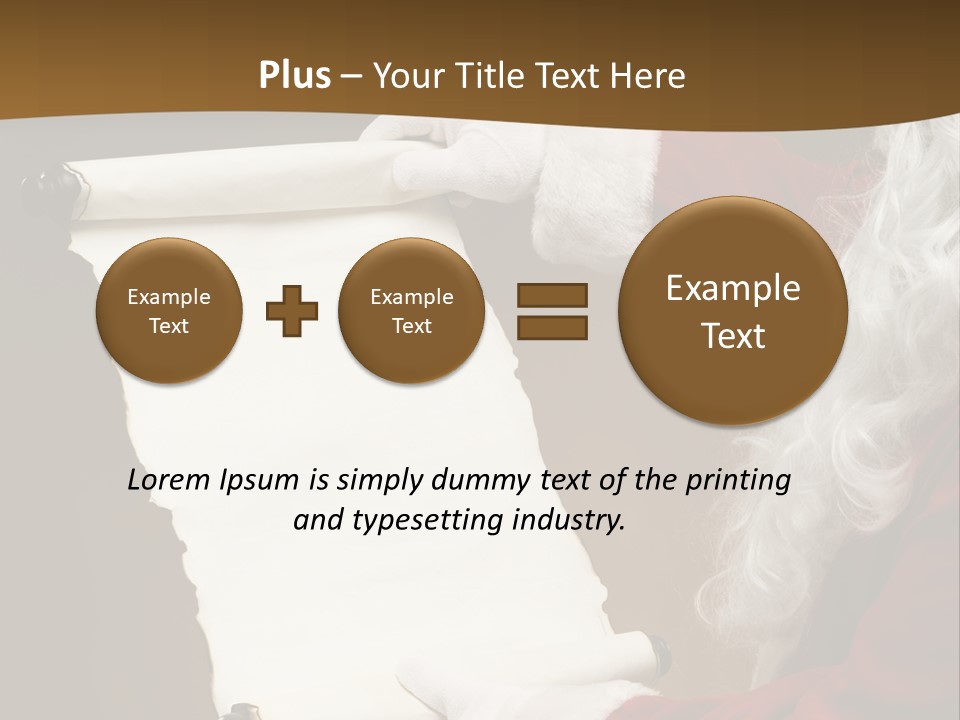 Figure Corporate Chair PowerPoint Template