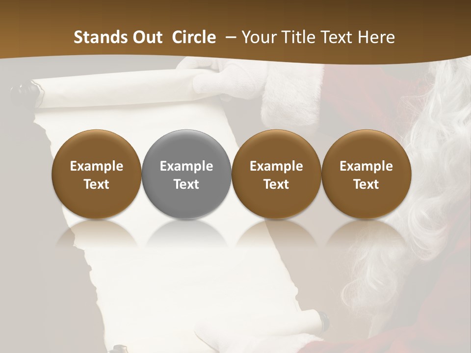 Figure Corporate Chair PowerPoint Template