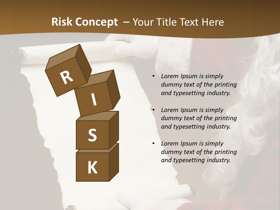 Figure Corporate Chair PowerPoint Template