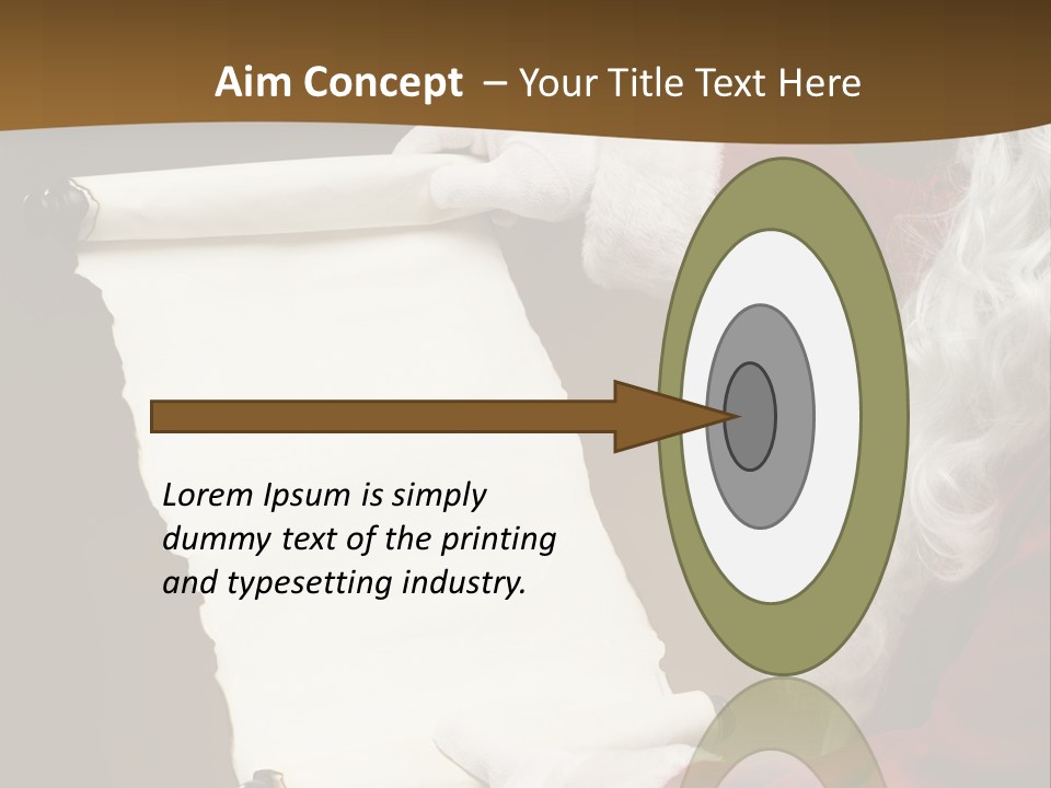 Figure Corporate Chair PowerPoint Template