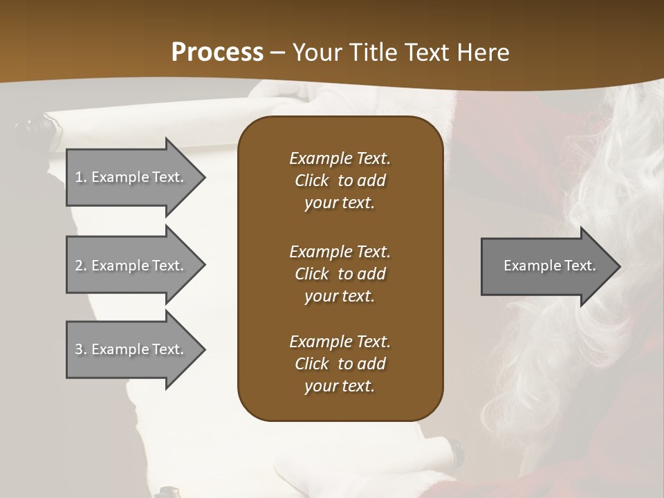 Figure Corporate Chair PowerPoint Template