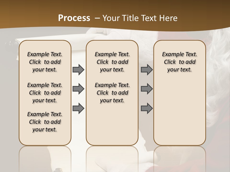 Figure Corporate Chair PowerPoint Template