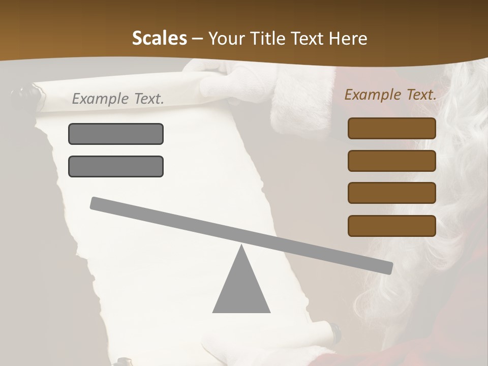 Figure Corporate Chair PowerPoint Template