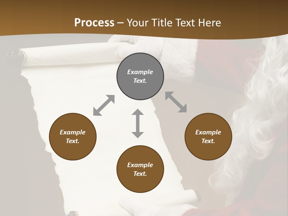 Figure Corporate Chair PowerPoint Template