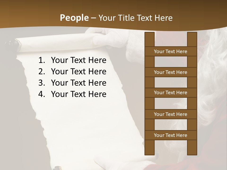 Figure Corporate Chair PowerPoint Template