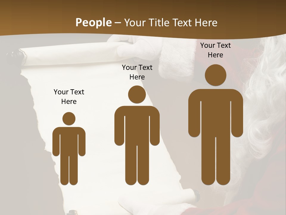 Figure Corporate Chair PowerPoint Template