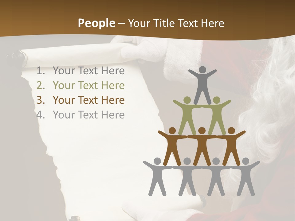 Figure Corporate Chair PowerPoint Template