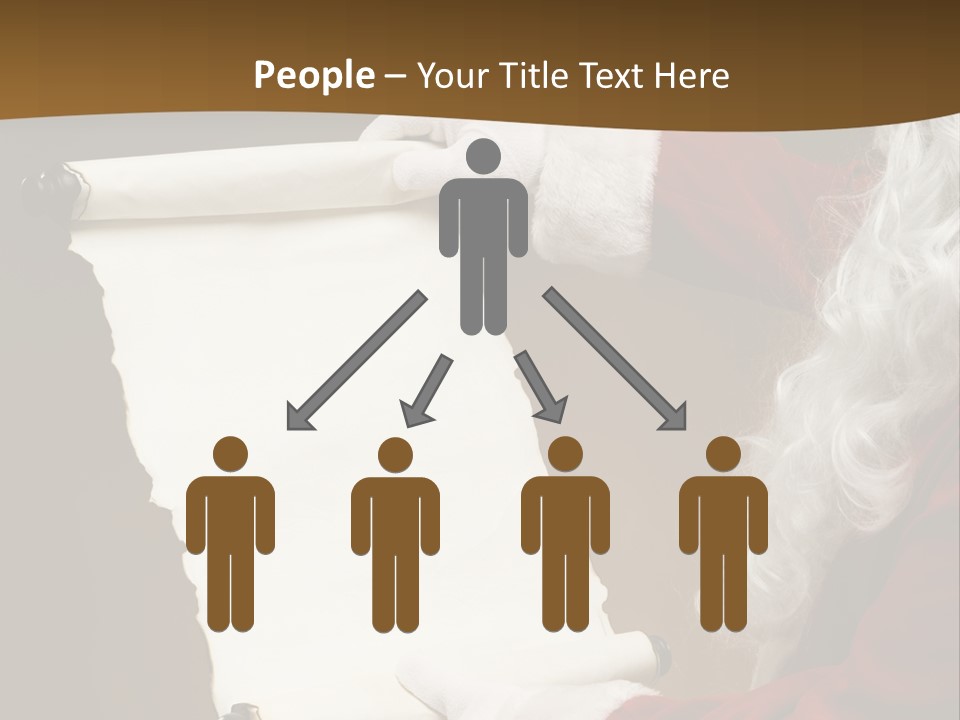 Figure Corporate Chair PowerPoint Template