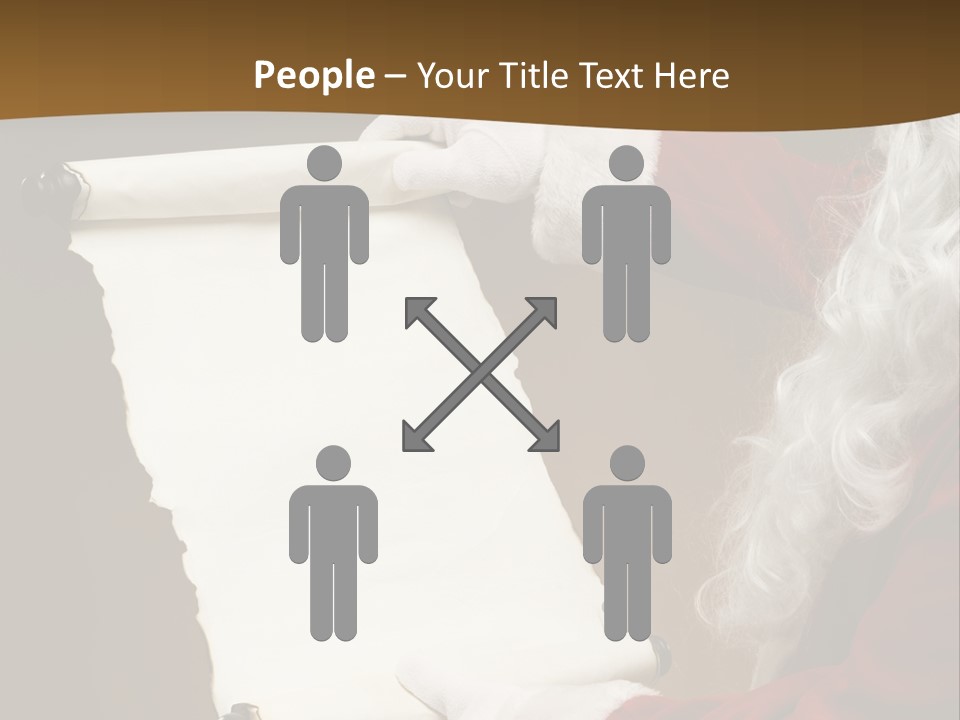 Figure Corporate Chair PowerPoint Template